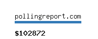 pollingreport.com Website value calculator