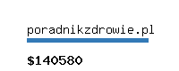 poradnikzdrowie.pl Website value calculator