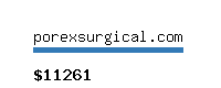 porexsurgical.com Website value calculator