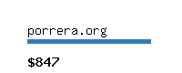 porrera.org Website value calculator