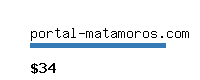 portal-matamoros.com Website value calculator