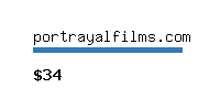 portrayalfilms.com Website value calculator