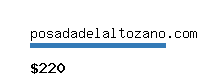 posadadelaltozano.com Website value calculator