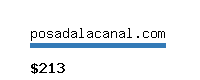 posadalacanal.com Website value calculator