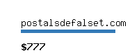 postalsdefalset.com Website value calculator