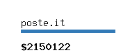poste.it Website value calculator