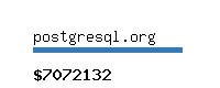 postgresql.org Website value calculator