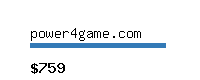 power4game.com Website value calculator