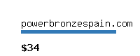 powerbronzespain.com Website value calculator