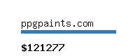 ppgpaints.com Website value calculator