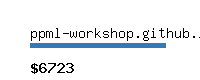 ppml-workshop.github.io Website value calculator