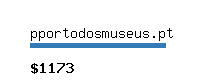 pportodosmuseus.pt Website value calculator