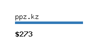 ppz.kz Website value calculator