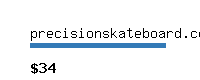 precisionskateboard.com Website value calculator