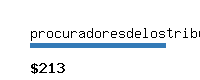 procuradoresdelostribunales.com Website value calculator