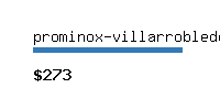 prominox-villarrobledo.com Website value calculator
