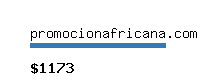 promocionafricana.com Website value calculator