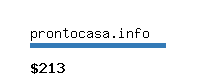 prontocasa.info Website value calculator