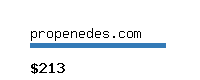 propenedes.com Website value calculator