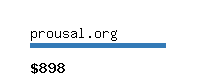 prousal.org Website value calculator