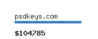 psdkeys.com Website value calculator