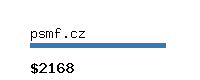 psmf.cz Website value calculator