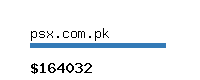 psx.com.pk Website value calculator