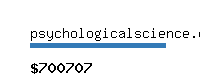 psychologicalscience.org Website value calculator