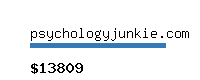 psychologyjunkie.com Website value calculator