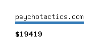 psychotactics.com Website value calculator