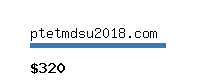 ptetmdsu2018.com Website value calculator