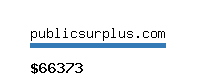 publicsurplus.com Website value calculator