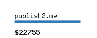 publish2.me Website value calculator