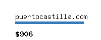 puertocastilla.com Website value calculator