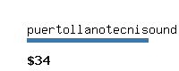 puertollanotecnisound.com Website value calculator