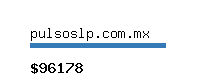 pulsoslp.com.mx Website value calculator