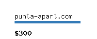 punta-apart.com Website value calculator