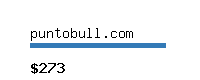 puntobull.com Website value calculator