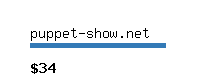 puppet-show.net Website value calculator