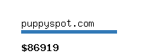 puppyspot.com Website value calculator