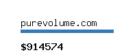 purevolume.com Website value calculator