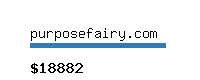 purposefairy.com Website value calculator