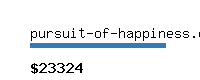 pursuit-of-happiness.org Website value calculator