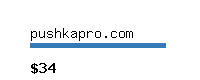 pushkapro.com Website value calculator