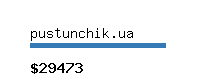 pustunchik.ua Website value calculator