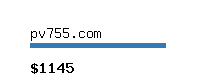 pv755.com Website value calculator