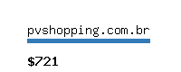 pvshopping.com.br Website value calculator