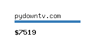 pydowntv.com Website value calculator