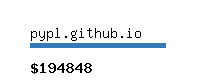 pypl.github.io Website value calculator