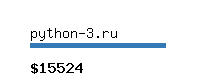 python-3.ru Website value calculator